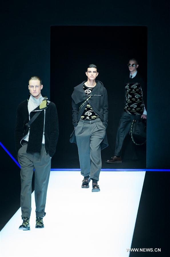 ITALY-MILAN-FASHION WEEK-EMPORIO ARMANI