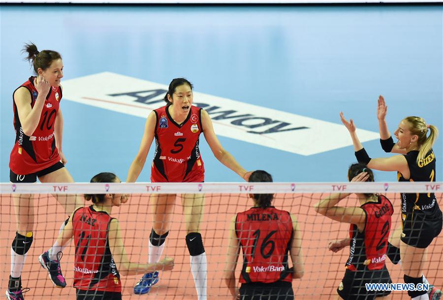 (SP)TURKEY-ISTANBUL-VOLLEYBALL-TURKISH WOMEN LEAGUE