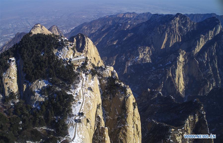 CHINA-SHAANXI-HUASHAN MOUNTAIN-SNOW SCENERY(CN)