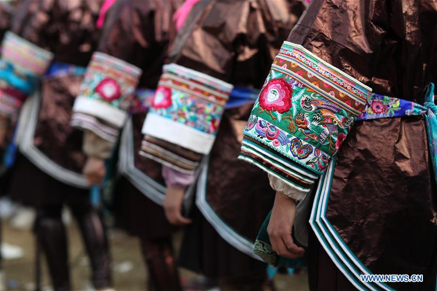 # CHINA-GUIZHOU-MIAO ETHNIC GROUP-CELEBRATION-SPRING(CN)