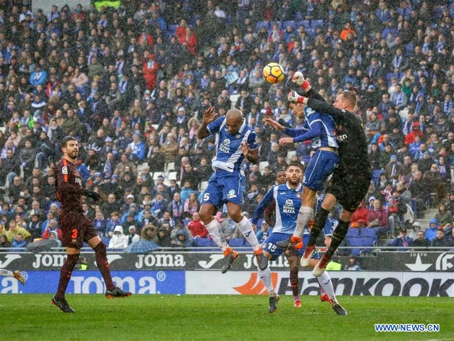 (SP)SPAIN-BARCELONA-SOCCER-SPANISH LEAGUE-BARCELONA VS ESPANYOL