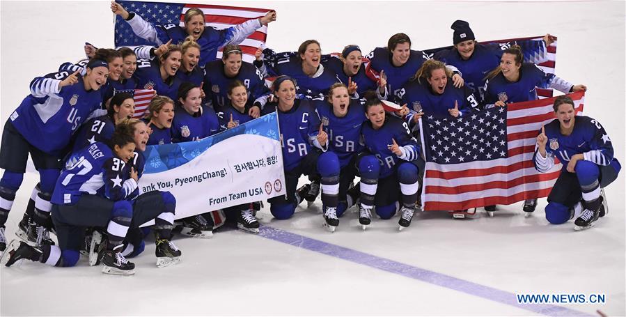 (SP)OLY-SOUTH KOREA-PYEONGCHANG-ICE HOCKEY-WOMEN-FINAL-USA VS CAN