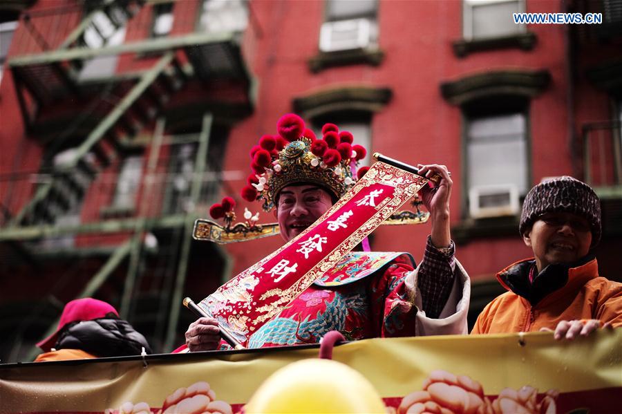 U.S.-NEW YORK-CHINATOWN-CHINESE NEW YEAR PARADE