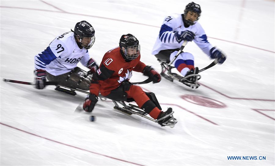 (SP)OLY-PARALYMPIC-SOUTH KOREA-GANGNEUNG-ICE HOCKEY-MIXED PLAY-OFFS SEMIFINAL-CANADA VS SOUTH KOREA