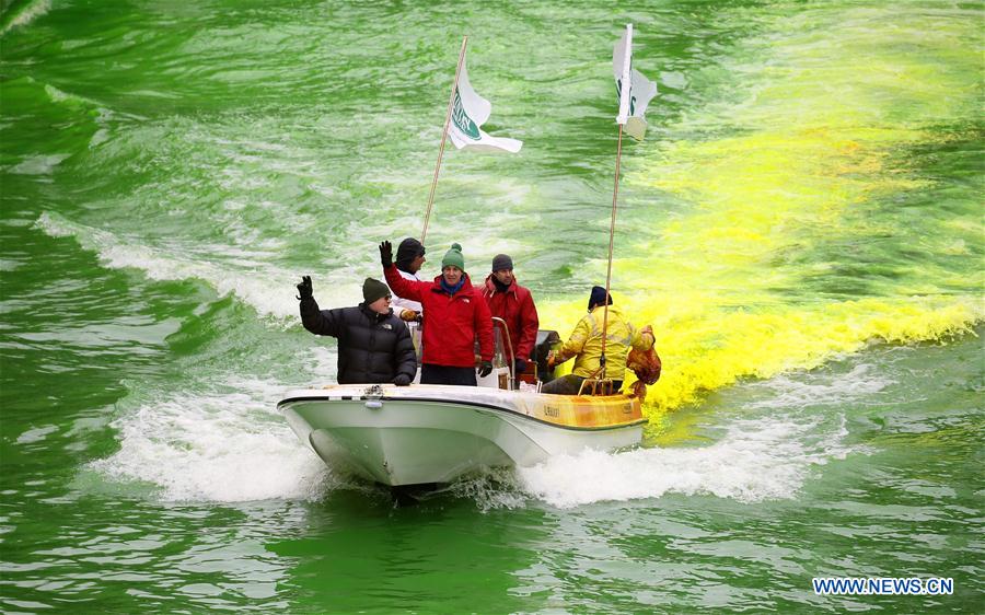 U.S.-CHICAGO-ST. PATRICK'S DAY-CELEBRATION