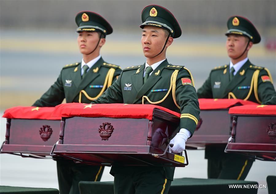 CHINA-SHENYANG-CPV SOLDIERS-REMAINS-RETURN (CN)