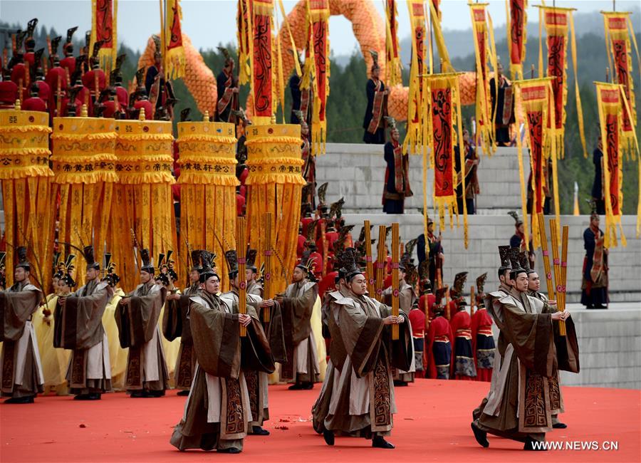 CHINA-SHAANXI-HUANGDI-CEREMONY (CN)