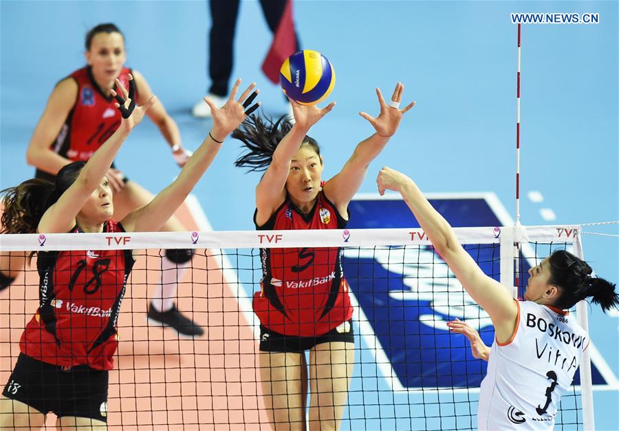 (SP)TURKEY-ISTANBUL-VOLLEYBALL-TURKISH WOMEN LEAGUE-FINAL 