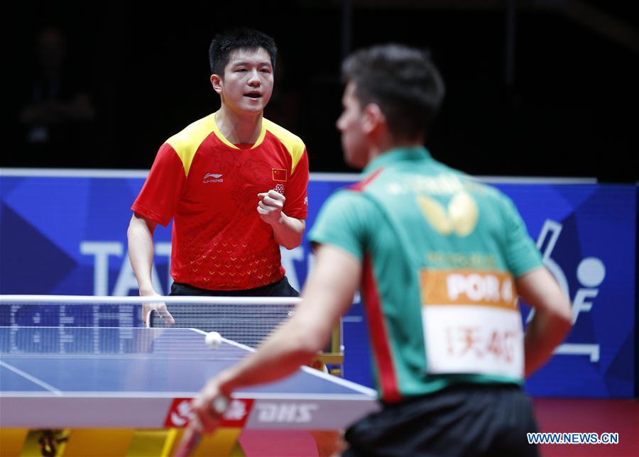 (SP)SWEDEN-HALMSTAD-TABLE TENNIS-WORLD TEAM CHAMPIONSHIPS-DAY 3