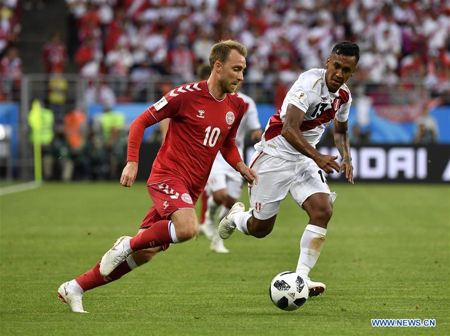 (SP)RUSSIA-SARANSK-2018 WORLD CUP-GROUP C-PERU VS DENMARK