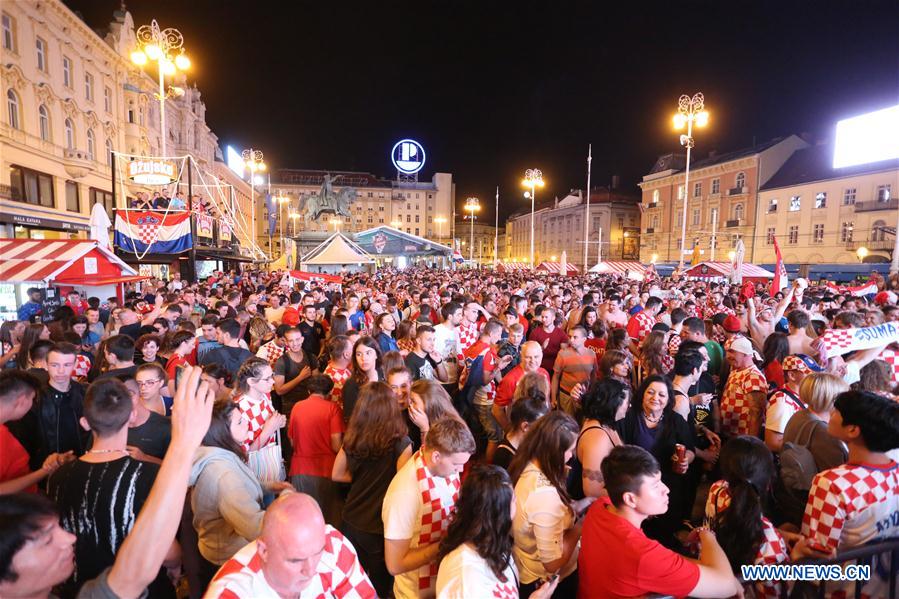 (SP)CROATIA-ZAGREB-SOCCER-FIFA WORLD CUP-FANS