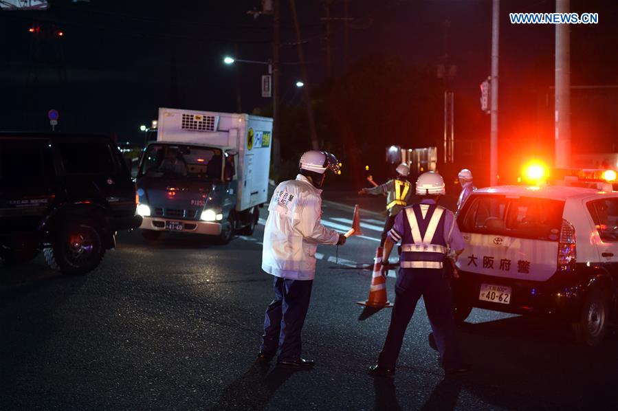 JAPAN-OSAKA-EARTHQUAKE