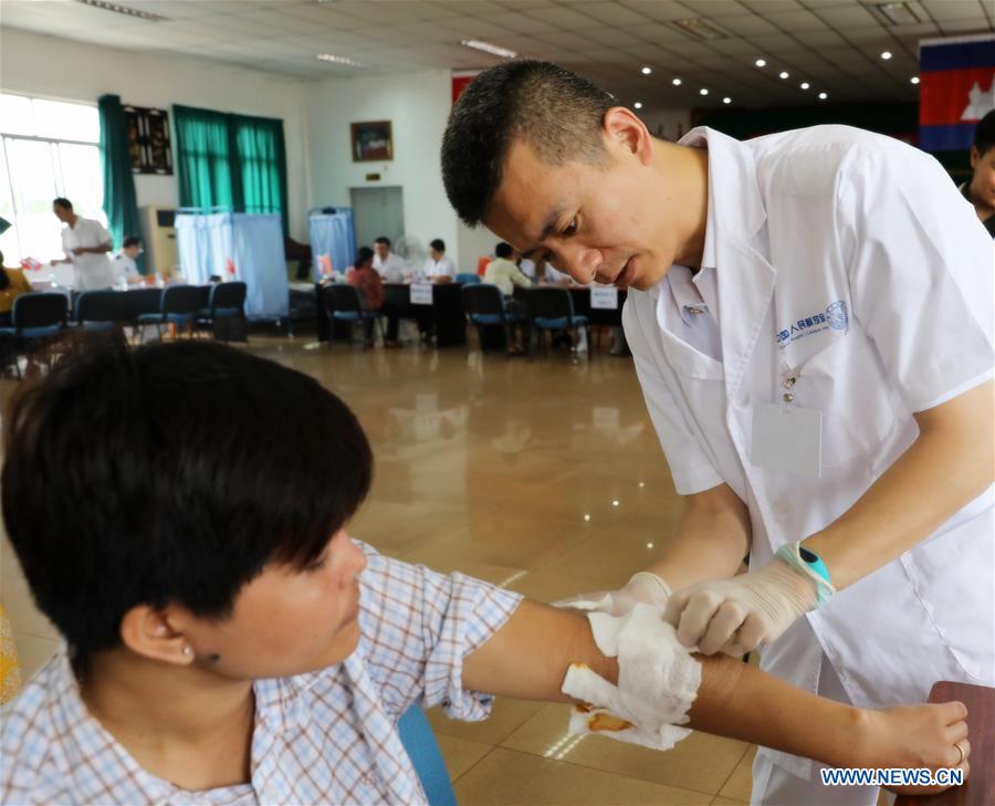 CAMBODIA-PHNOM PENH-CHINA-MEDICAL SERVICE