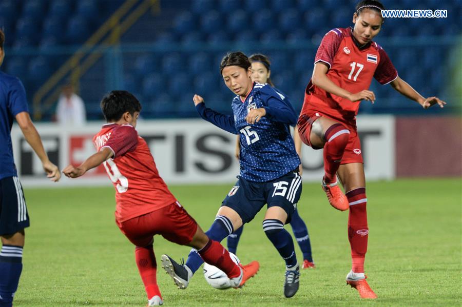 (SP)INDONESIA-PALEMBANG-ASIAN GAMES-WOMEN'S FOOTBALL-THAILAND VS JAPAN