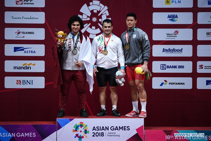 (SP)INDONESIA-JAKARTA-ASIAN GAMES-WEIGHTLIFTING