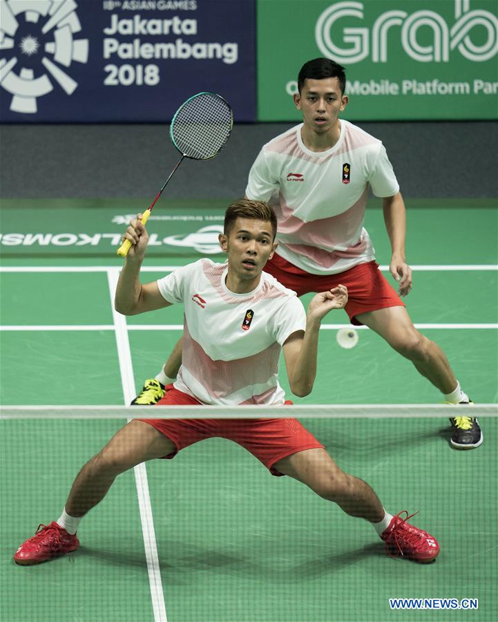 (SP)INDONESIA-JAKARTA-ASIAN GAMES-BADMINTON