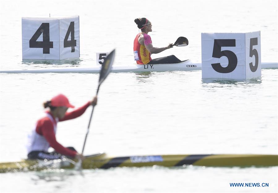 (SP)INDONESIA-PALEMBANG-ASIAN GAMES-WOMEN'S KAYAK SINGLE 500M