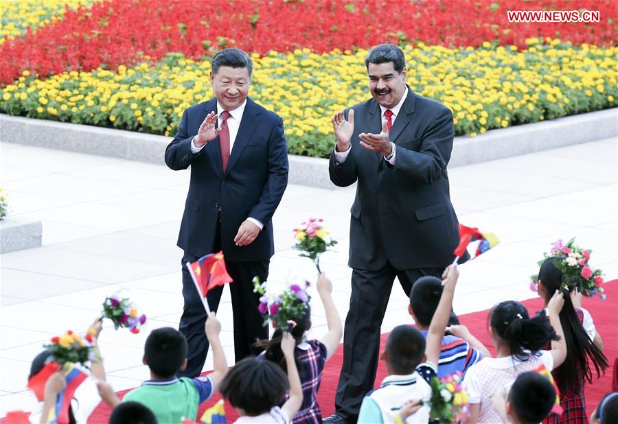 CHINA-BEIJING-XI JINPING-VENEZUELA-MADURO-TALKS (CN)