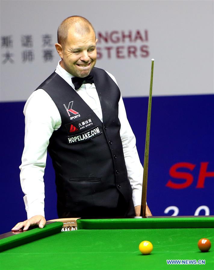 (SP)CHINA-SHANGHAI-SNOOKER-SHANGHAI MASTERS 2018 (CN)