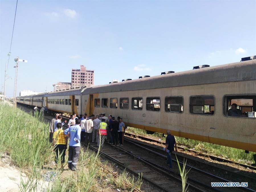 EGYPT-MENOUFIYA-TRAIN ACCIDENT