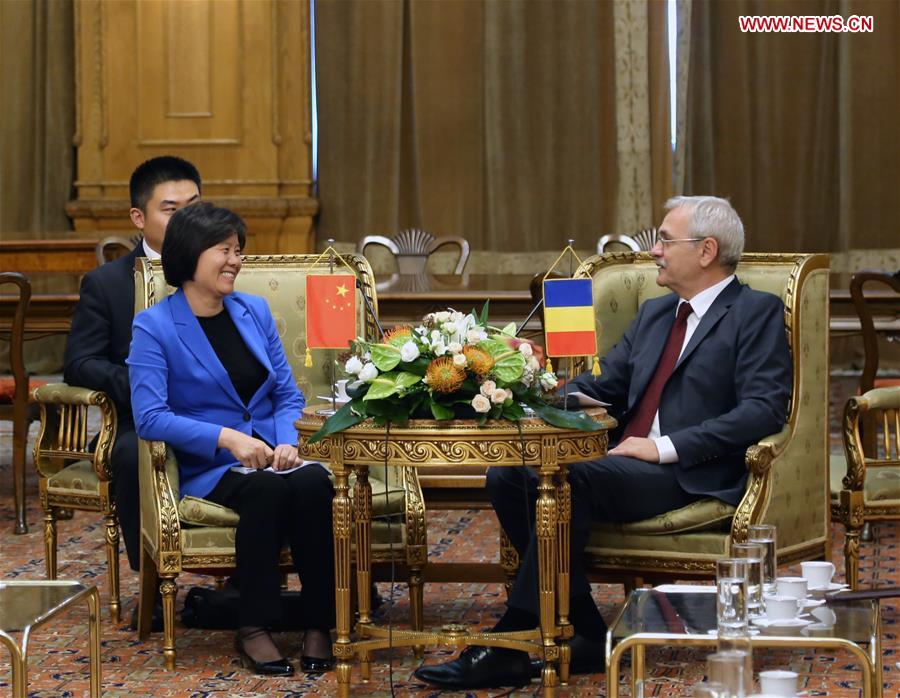 ROMANIA-BUCHAREST-CHINA-SHEN YUEYUE-VISIT