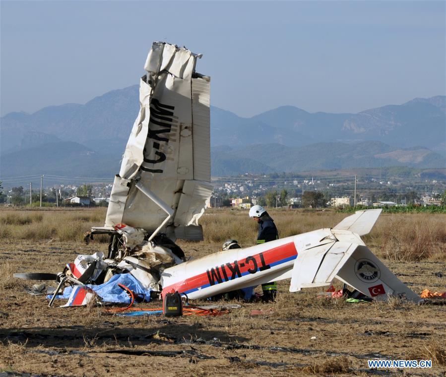 TURKEY-ANTALYA-PLANE-CRASH