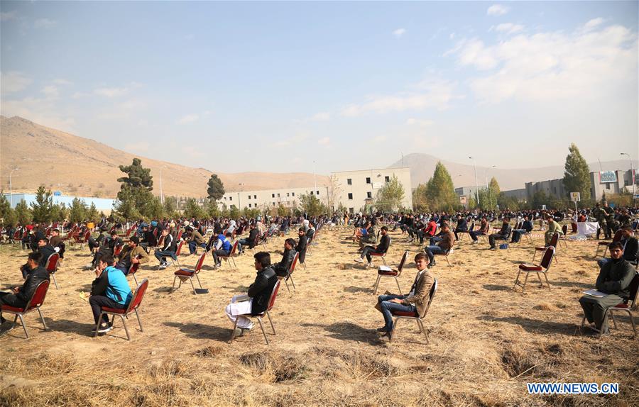 AFGHANISTAN-KABUL-MILITARY ACADEMY ENTRY TEST