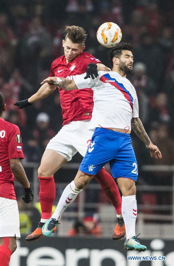 (SP)RUSSIA-MOSCOW-SOCCER-UEFA EUROPA LEAGUE-SPARTAK MOSKVA VS RANGERS