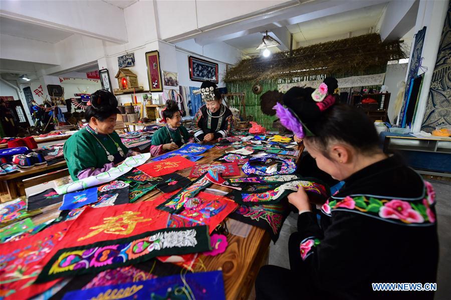 #CHINA-GUIZHOU-WOMEN-HANDICRAFTS (CN) 