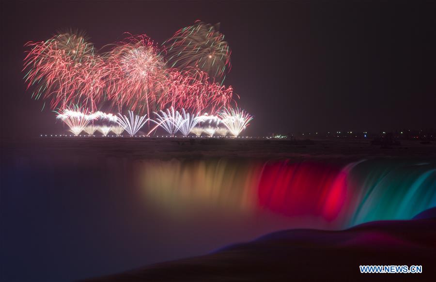 CANADA-ONTARIO-NIAGARA FALLS-FIREWORKS