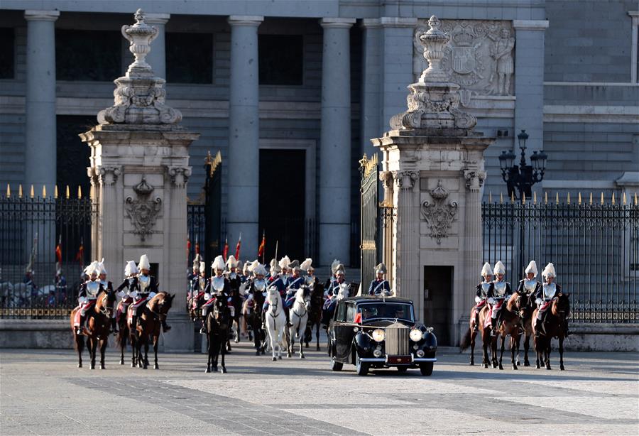 SPAIN-MADRID-XI JINPING-KING-WELCOME CEREMONY