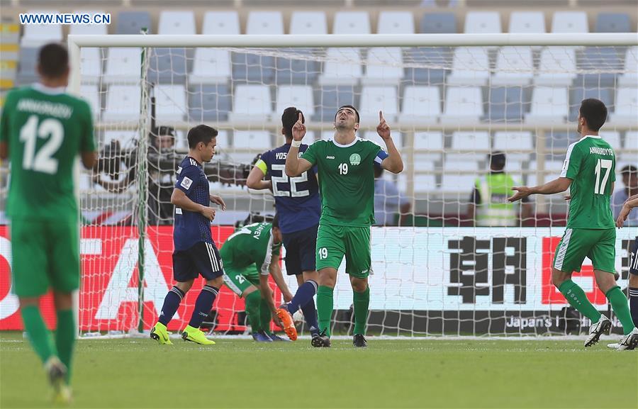 (SP)UAE-ABU DHABI-SOCCER-AFC ASIAN CUP 2019-GROUP F-JPN VS TKM