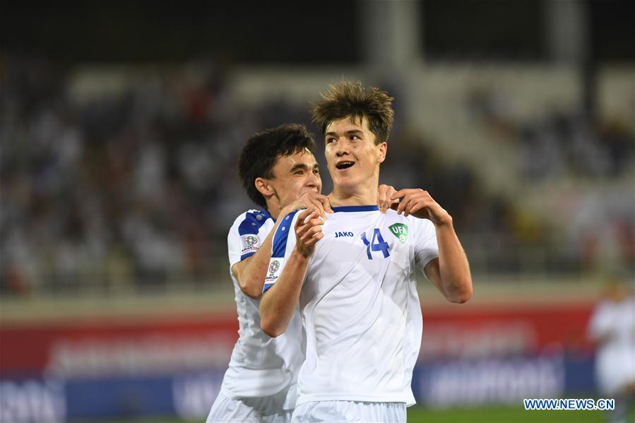 (SP)UAE-AL AIN-SOCCER-AFC ASIAN CUP 2019-GROUP F-JAPAN VS UZBEKISTAN