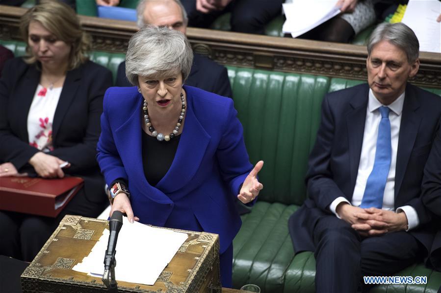 BRITAIN-LONDON-THERESA MAY-BREXIT DEAL-PM QUESTION TIME