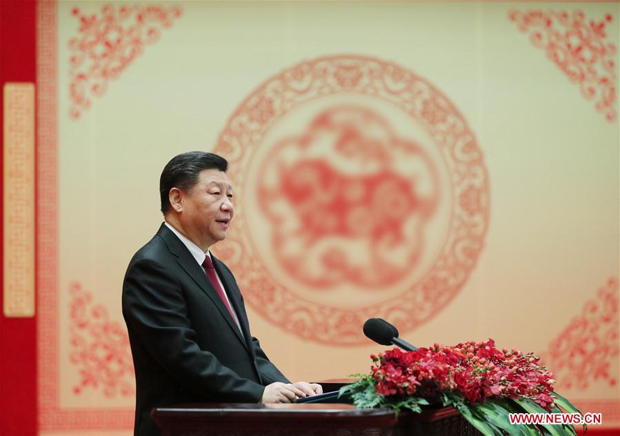 CHINA-BEIJING-TOP LEADERS-SPRING FESTIVAL-RECEPTION (CN)