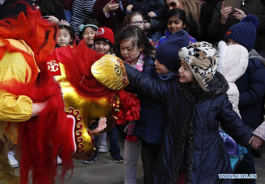 BRITAIN-LONDON-CHINESE LUNAR NEW YEAR-CELEBRATION