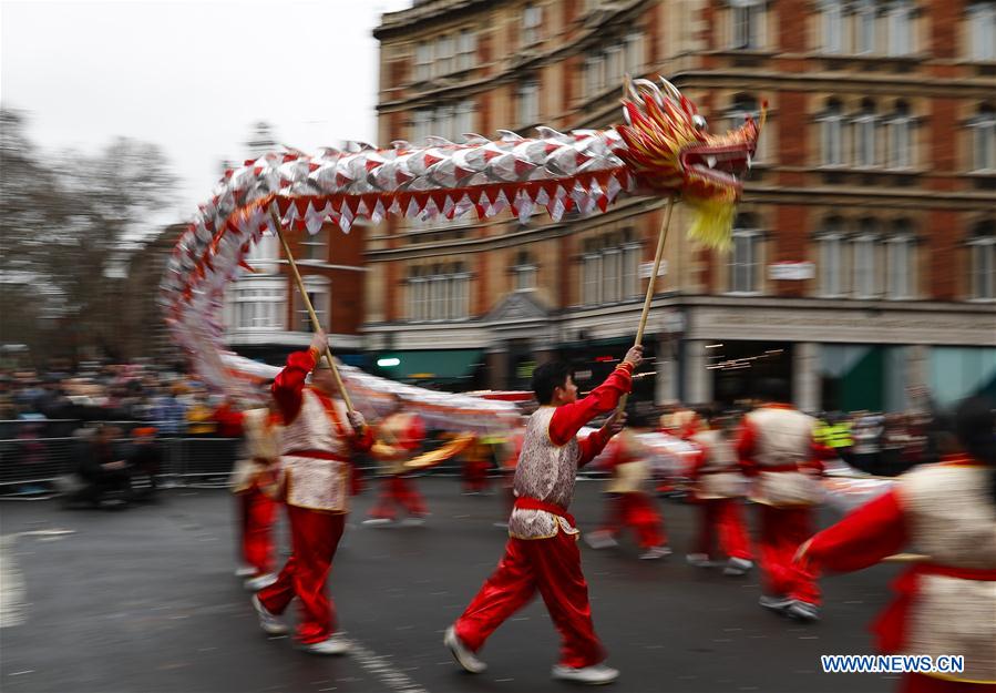 BRITAIN-LONDON-CHINESE LUNAR NEW YEAR-CELEBRATION