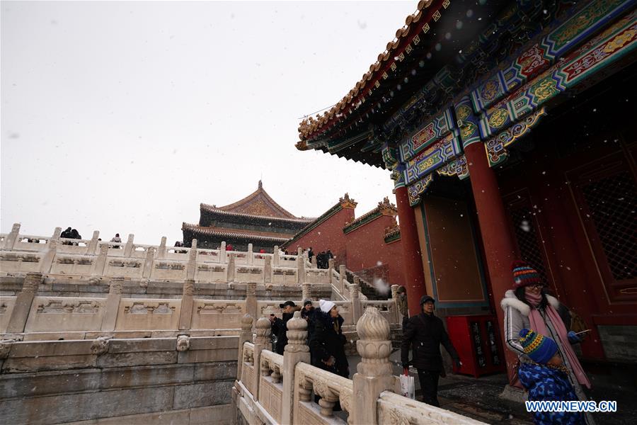 (InPalaceMuseum)CHINA-BEIJING-PALACE MUSEUM-SNOW (CN)