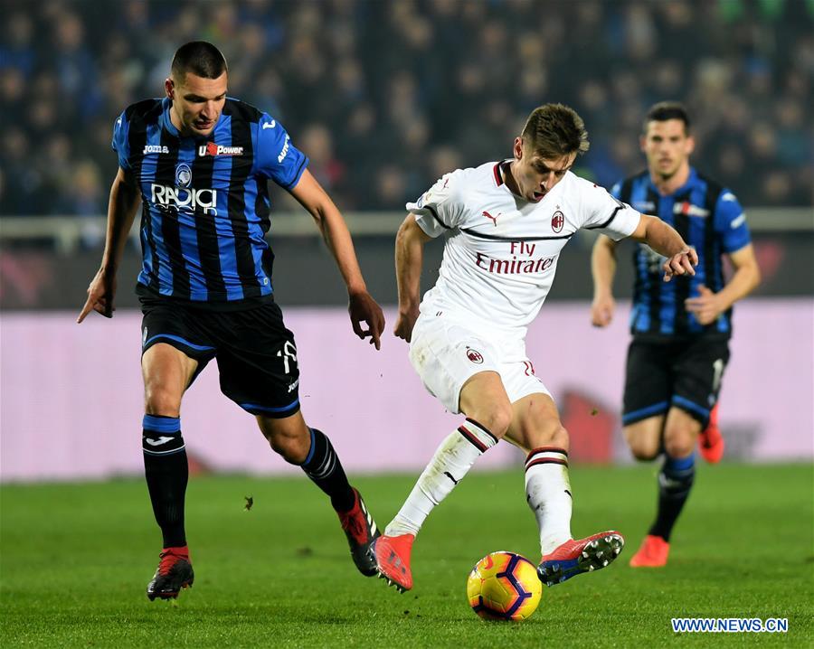 (SP)ITALY-BERGAMO-SOCCER-SERIE A-ATLANTA VS AC MILAN