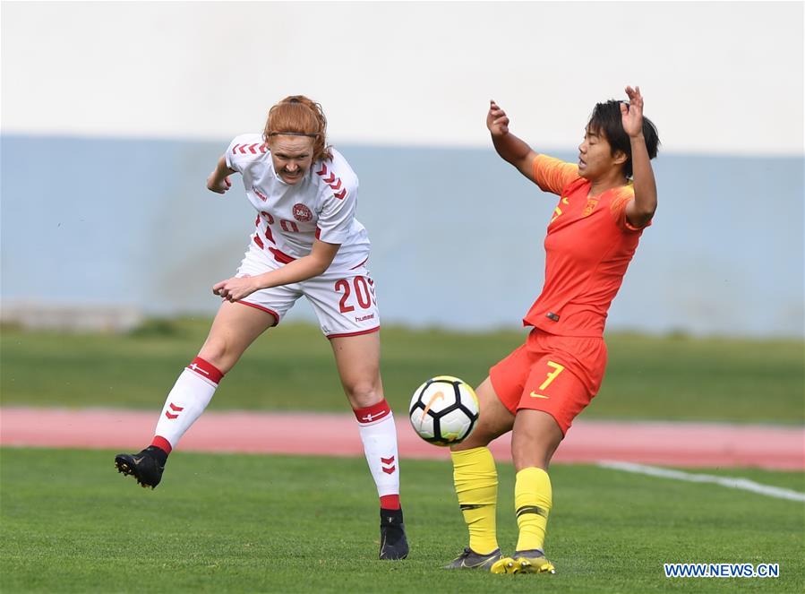 (SP)PORTUGAL-SANTO ANTONIO-FOOTBALL-ALGARVE CUP-CHN VS DEN