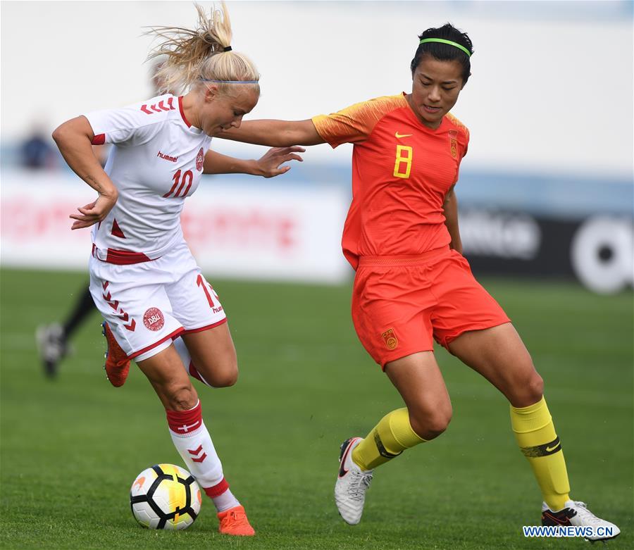 (SP)PORTUGAL-SANTO ANTONIO-FOOTBALL-ALGARVE CUP-CHN VS DEN