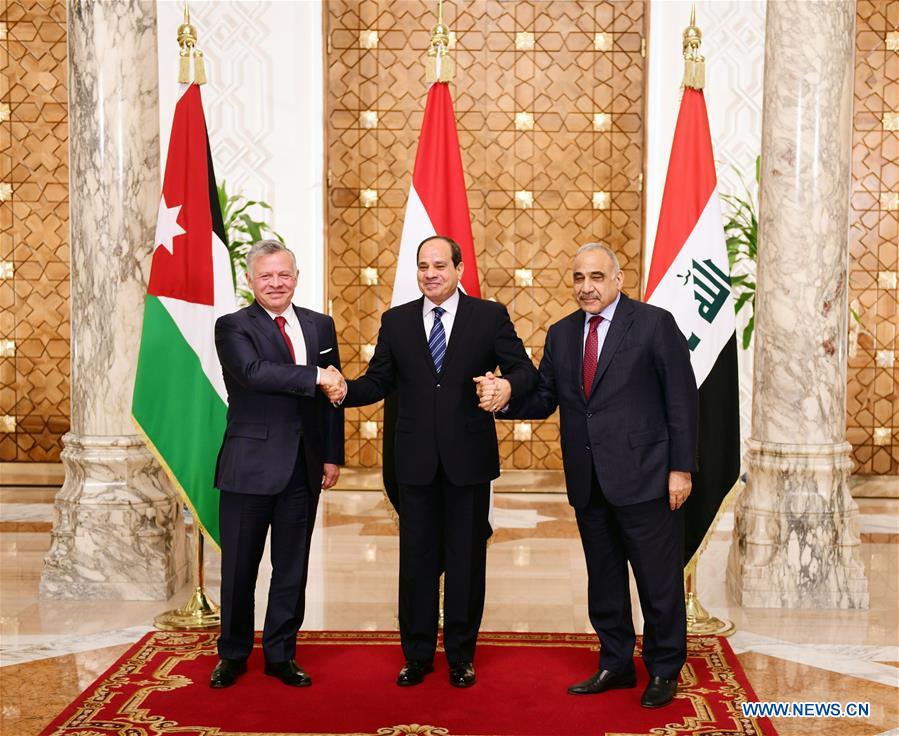 EGYPT-CAIRO-EGYPT-JORDAN-IRAQ-TRIPARTITE SUMMIT