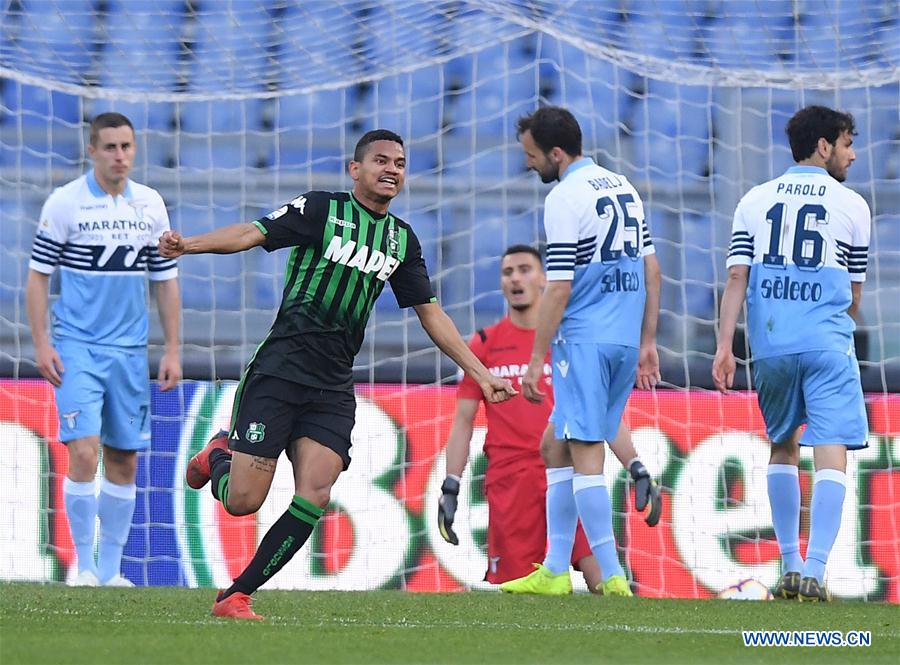 (SP)ITALY-ROME-SOCCER-SERIE A-LAZIO VS SASSUOLO