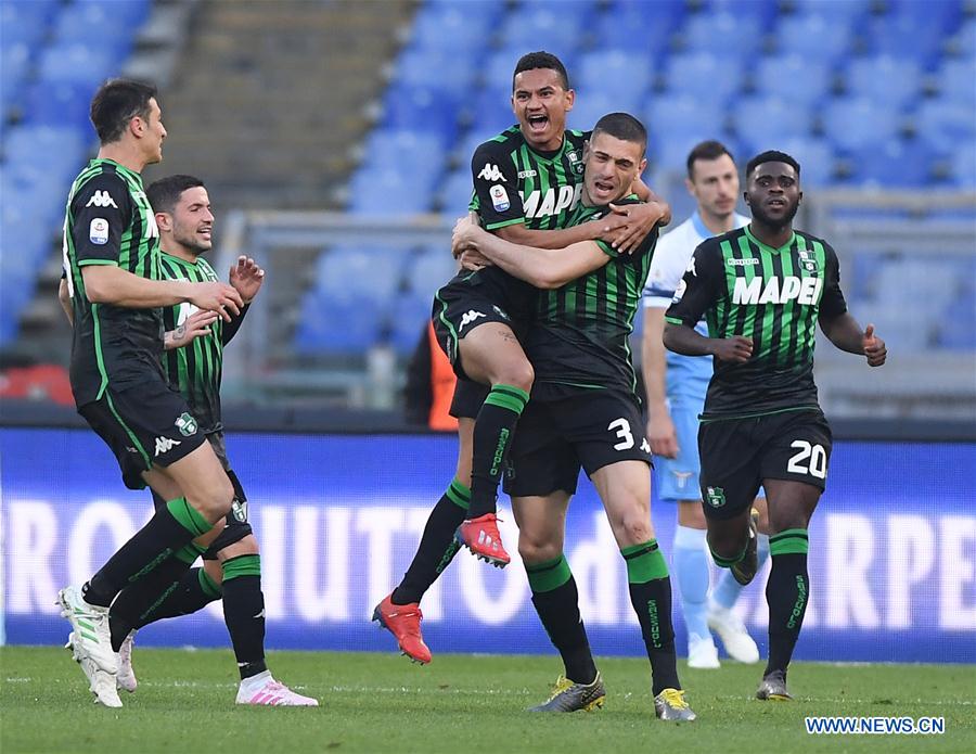 (SP)ITALY-ROME-SOCCER-SERIE A-LAZIO VS SASSUOLO