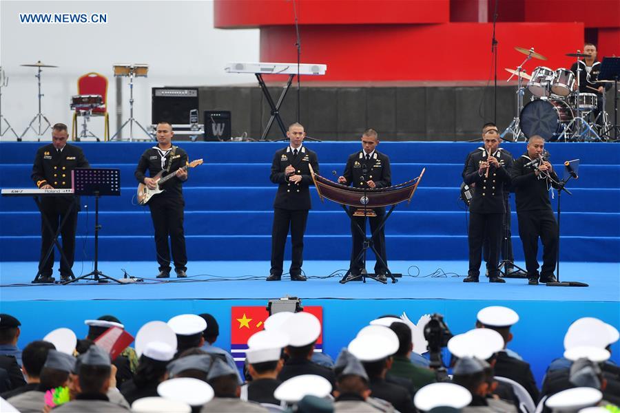 CHINA-SHANDONG-QINGDAO-MILITARY MUSIC DISPLAY (CN)