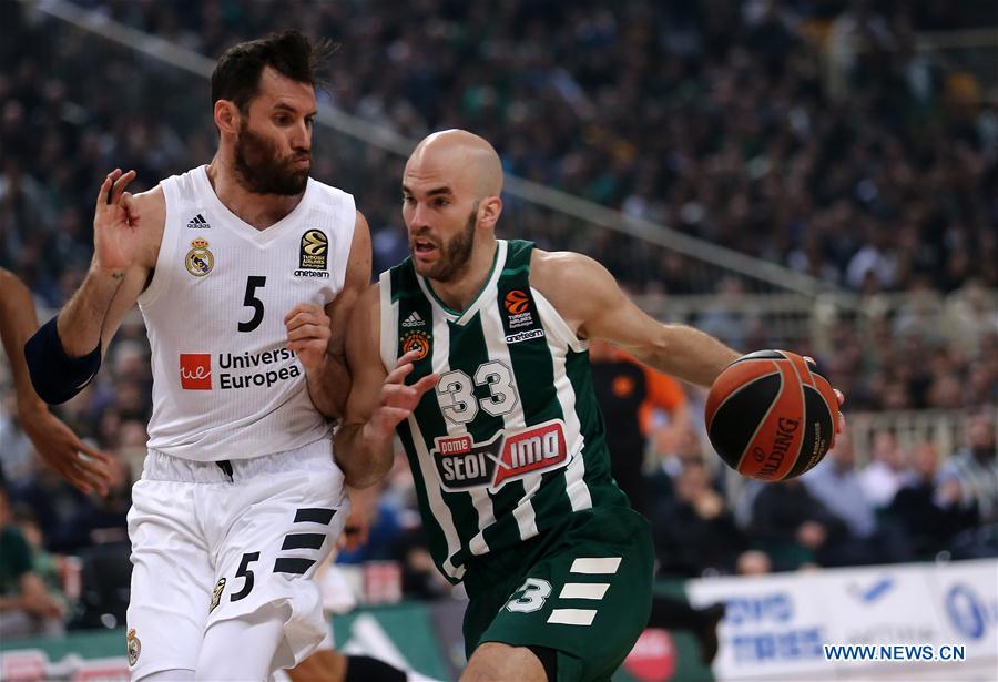 (SP)GREECE-ATHENS-BASKETBALL-EUROLEAGUE-PANATHINAIKOS-REAL MADRID