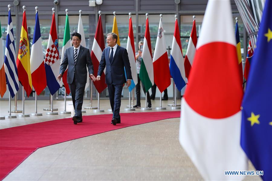 BELGIUM-BRUSSELS-EU-JAPAN-SUMMIT