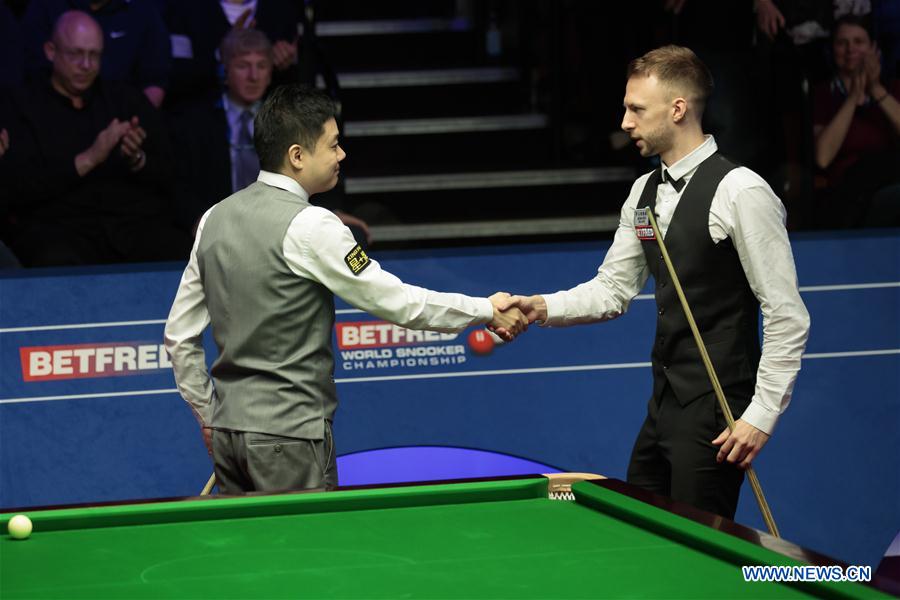 (SP) BRITAIN-SHEFFIELD-SNOOKER-WORLD CHAMPIONSHIP-DAY 10