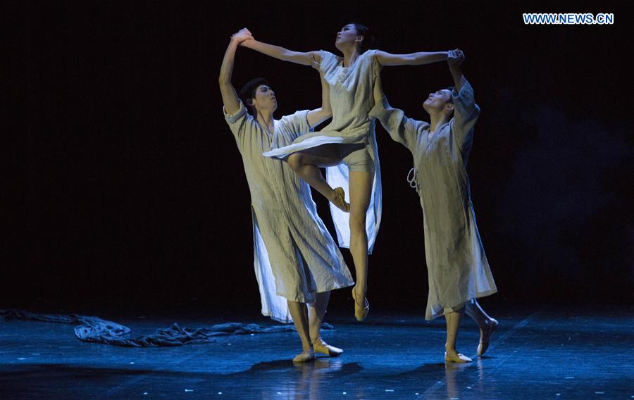 LATVIA-RIGA-CHINA-BALLET-PERFORMANCE-TANG YIN