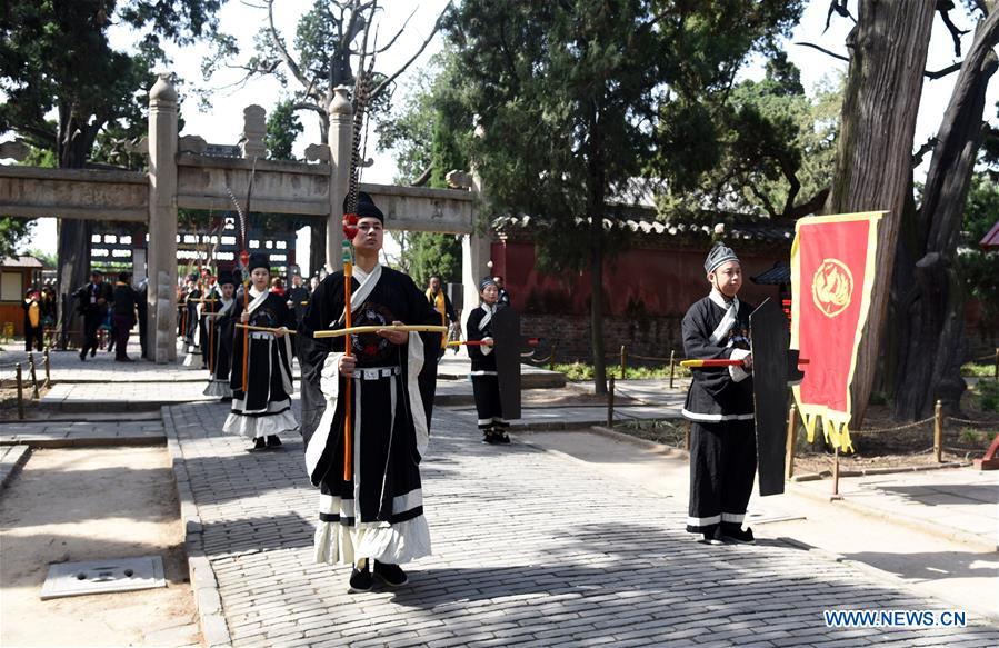 CHINA-SHANDONG-ZOUCHENG-MENCIUS-COMMEMORATION (CN)